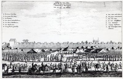 Festa del Viceré fuori dalle mura di Kanton da Dutch School